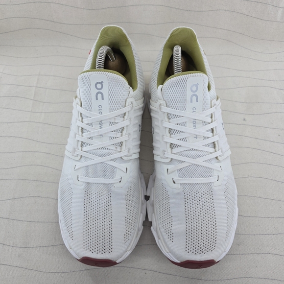 On Running Womens Cloudswift 2 Ivory Chartreuse Running Sneakers Shoes Size 10.5 - Picture 3 of 16